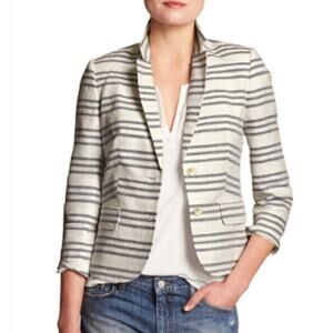 Banana Republic Blazer Linen Blend Size 2P NWT Retail $109